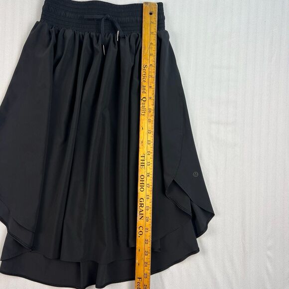 Lululemon The Everyday Skirt Black Size 4 Womens Athleisure Yoga City Life - Picture 5 of 8